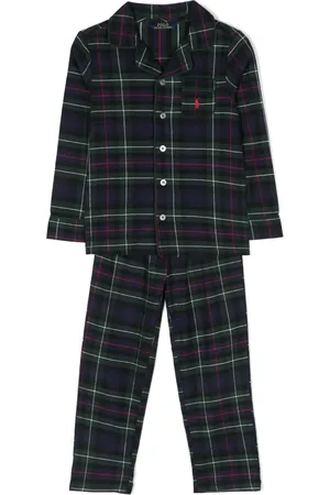 Ralph Lauren Pijama de dos piezas con estampado de cuadros