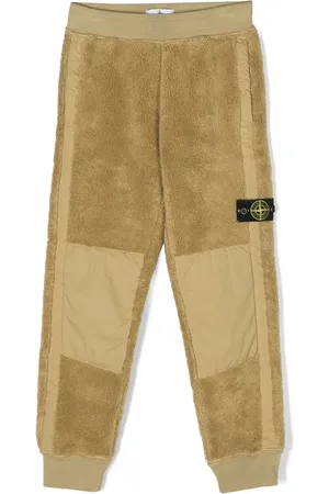 Stone Island Pantalones tapered con motivo Compass