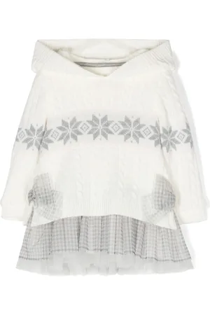 Lapin House Vestido con detalle de moño