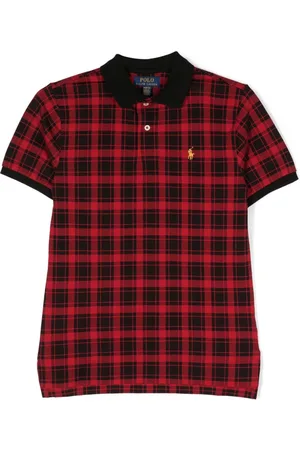 Ralph Lauren Playera tipo polo con logo bordado