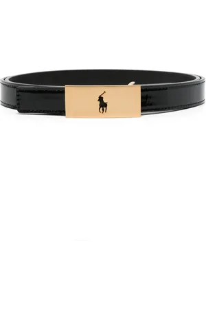 Ralph Lauren Cinturón con hebilla del logo bordado