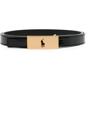 Ralph Lauren Cinturón con hebilla del logo bordado