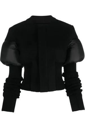 Rick Owens Chamarra con paneles capitonados