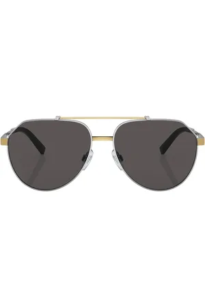 Dolce & Gabbana Lentes de sol con armazón estilo piloto