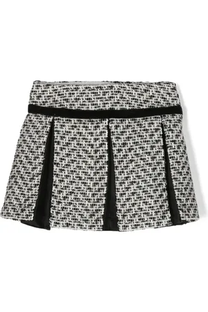 PATACHOU Falda de tweed con diseño de dos tonos