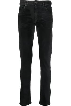 SALVATORE SANTORO Jeans rectos con parche del logo