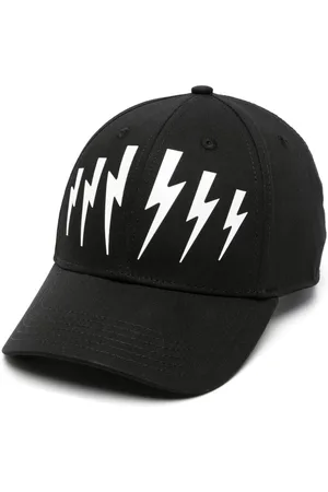 Neil Barrett Gorra con motivo Thunderbolt