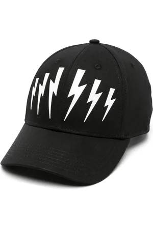 Neil Barrett Gorra con motivo Thunderbolt