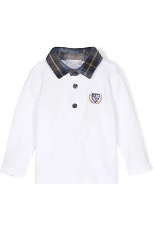 PATACHOU Playera tipo polo con logo bordado