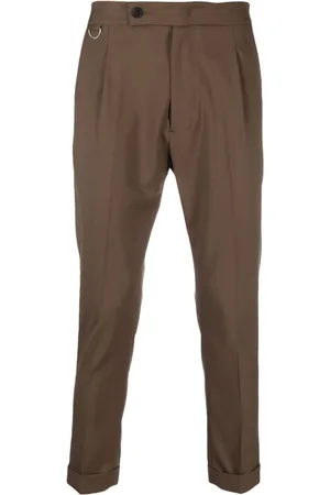 LOW BRAND Pantalones tapered con diseño corto