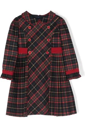 PATACHOU Vestido con motivo de cuadros tartán