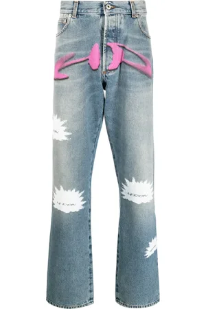 Heron Preston Jeans rectos con logo estampado