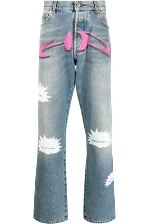 Heron Preston Jeans rectos con logo estampado