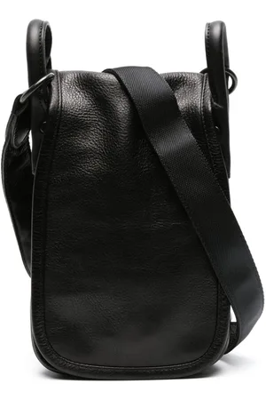 YOHJI YAMAMOTO Bolsa de hombro con efecto texturizado