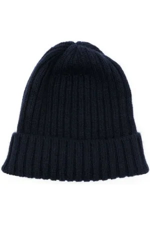 FEDELI Gorro de cachemira tejido canalé