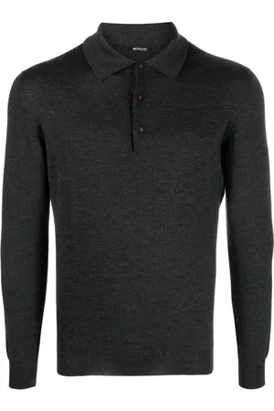 Kiton Playera tipo polo con botones