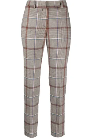Paul Smith Pantalones rectos con cuadros estampados
