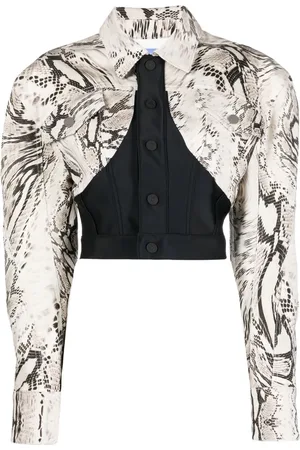 MUGLER Chamarra de mezclilla Snake