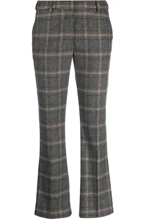 PT Torino Pantalones de vestir con cuadros estampados