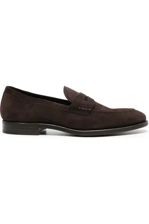 HENDERSON BARACCO Mocasines de gamuza con puntera de almendra
