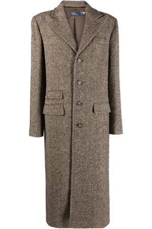 Ralph Lauren Gabardina con motivo pied de poule