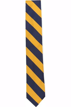 Ralph Lauren Corbata de seda con rayas estampadas