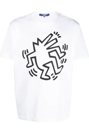 JUNYA WATANABE Camiseta con estampado gráfico de Junya Watanabe x Comme des Garçons x Keith Haring