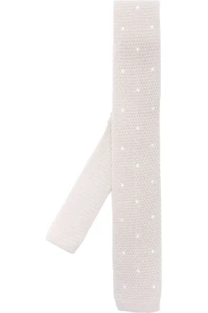 ELEVENTY Corbata con estampado de lunares