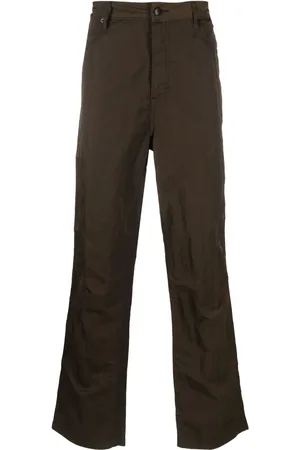 ECKHAUS LATTA Pantalones rectos con efecto arrugado