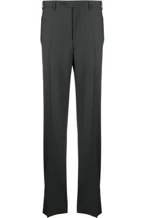 CANALI Pantalones de vestir con tiro medio