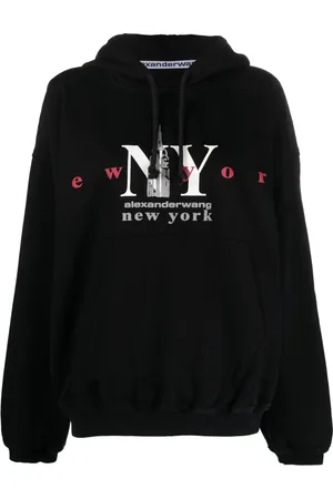 Alexander Wang Hoodie con logo estampado