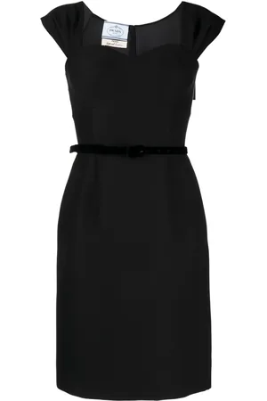 Prada Vestido con cinturón
