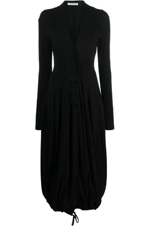 Serafini Vestido midi con doble botonadura