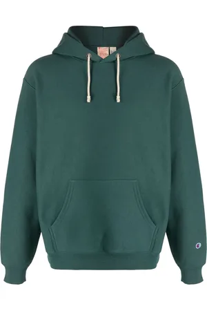 Champion Hoodie con logo bordado y cordones