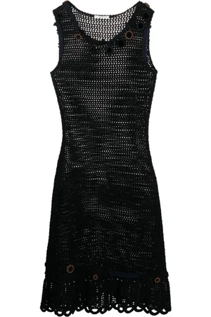 Prada Vestido tejido de crochet