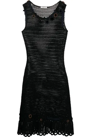 Prada Vestido tejido de crochet