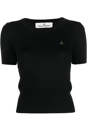 Vivienne Westwood Top tejido con motivo Orb