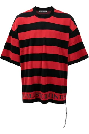 MASTERMIND Playera con acabado de toalla y logo estampado