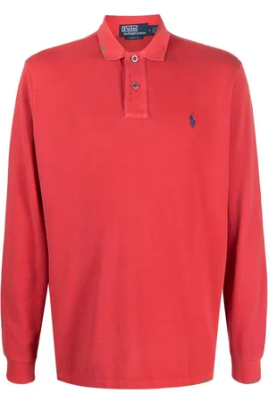 Ralph Lauren Playera tipo polo con logo bordado
