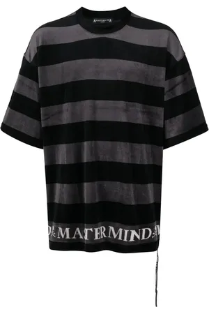 MASTERMIND Playera con acabado de toalla y logo estampado