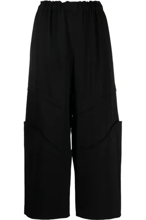 Comme des Garçons Pantalones capri con pretina elástica