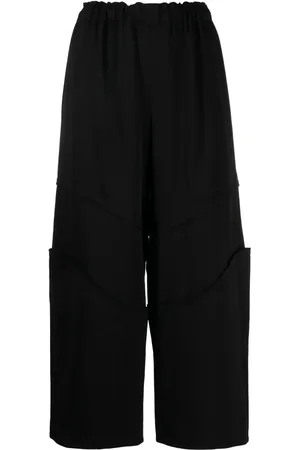 Comme des Garçons Pantalones capri con pretina elástica