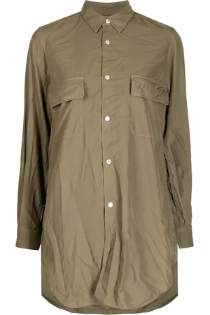Comme des Garçons Camisa con efecto arrugado