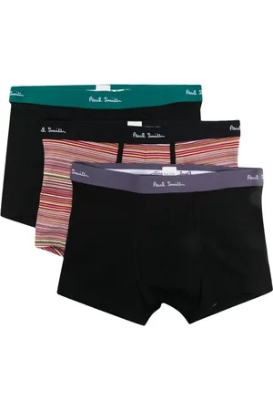 Paul Smith Pack de tres piezas de ropa interior con logo en la pretina