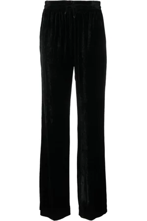 Ralph Lauren Pantalones de terciopelo rectos