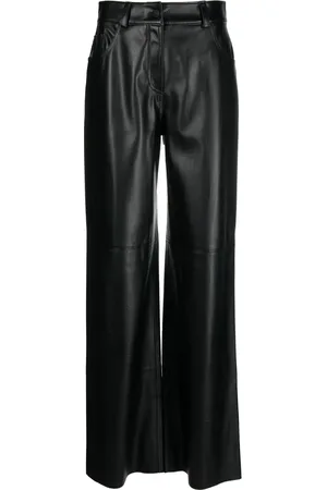 HUGO BOSS Pantalones anchos con diseño recto