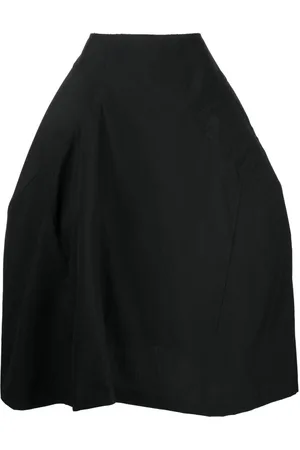 Comme des Garçons Falda midi con paneles