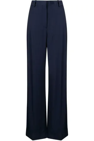 Stella McCartney Pantalones anchos con tiro alto