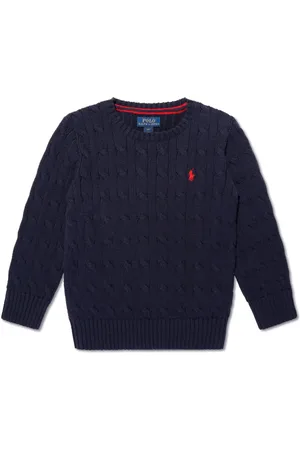 Ralph Lauren Suéter con logo bordado