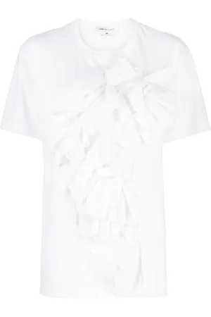 Comme des Garçons Playera con aplique de moño